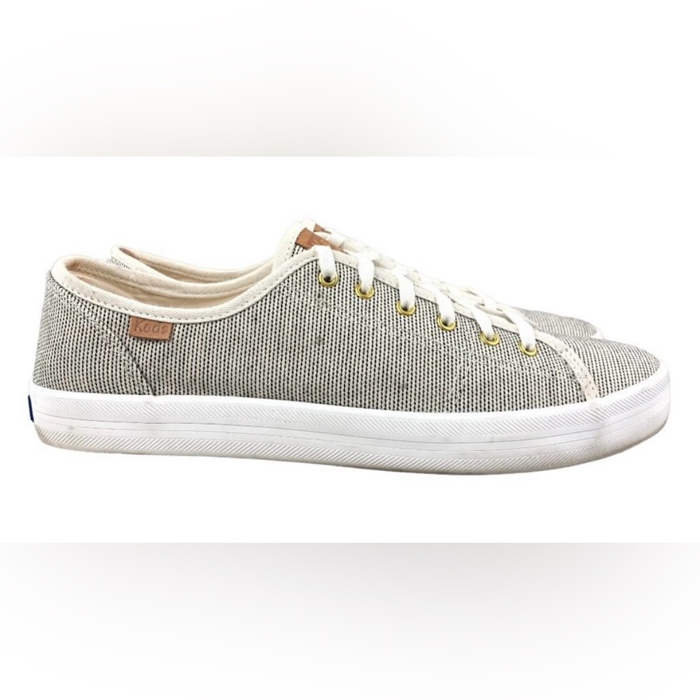 Keds Women's Size 8.5 Jump Kick Beige Black
Lace-Up Casual Sneakers WF59175